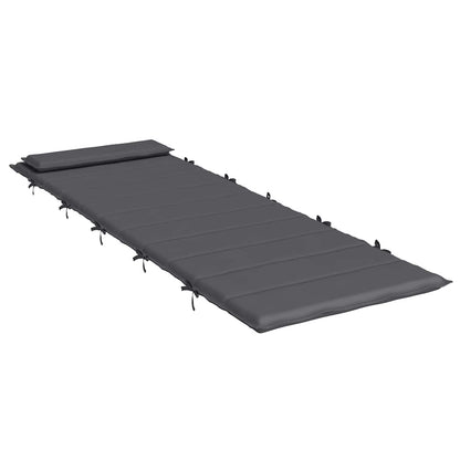 Sonnenliegen-Auflage Anthrazit 180x60x4 cm Oxford-Gewebe