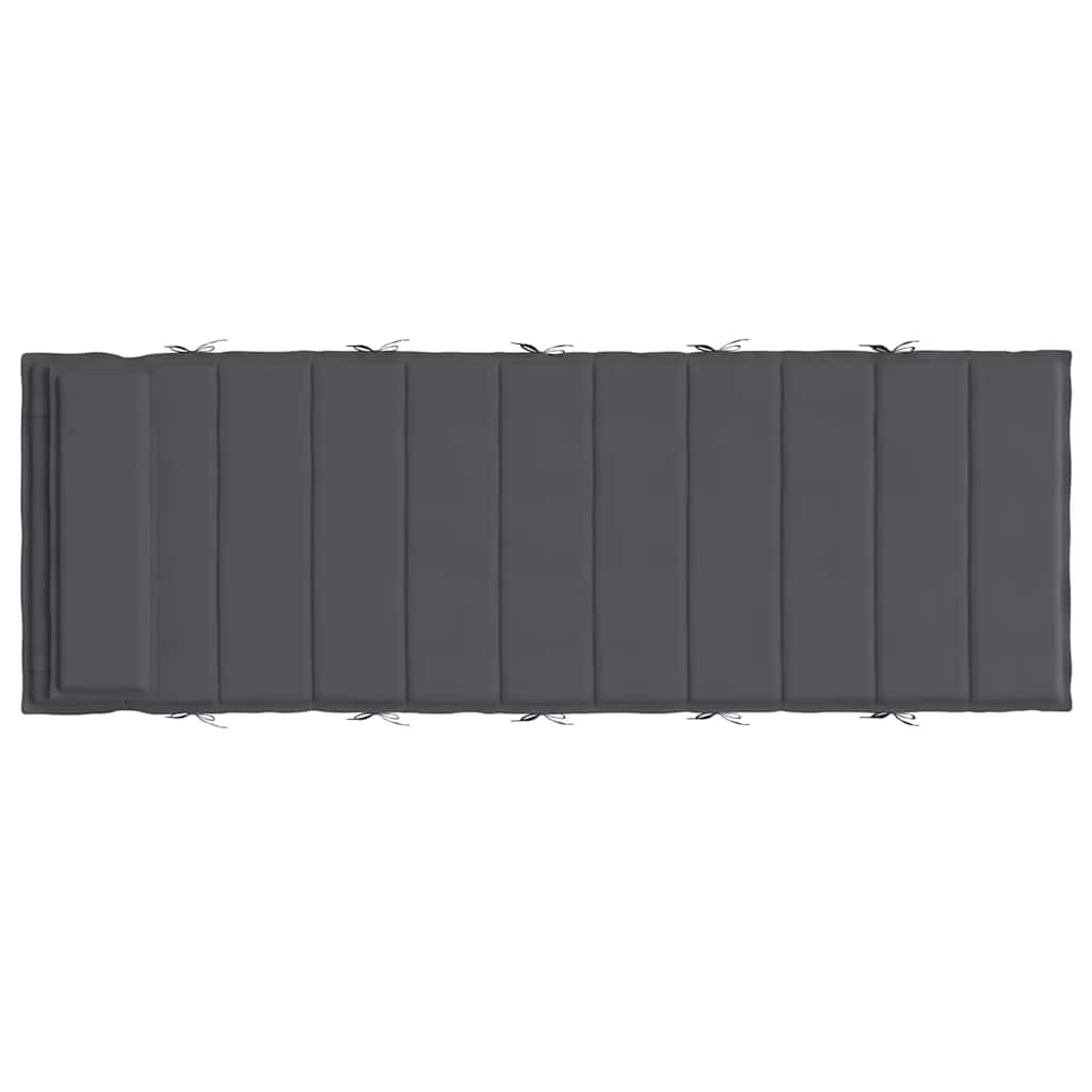 Sonnenliegen-Auflage Anthrazit 180x60x4 cm Oxford-Gewebe