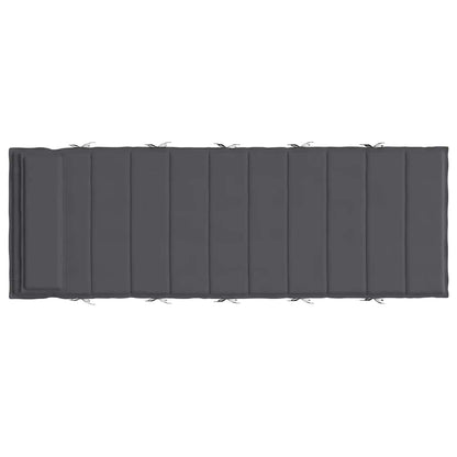 Sonnenliegen-Auflage Anthrazit 180x60x4 cm Oxford-Gewebe