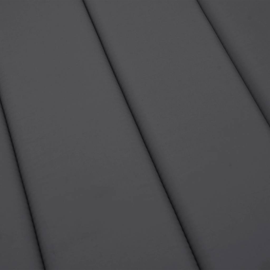 Sonnenliegen-Auflage Anthrazit 180x60x4 cm Oxford-Gewebe