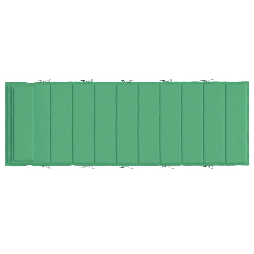 Sonnenliegen-Auflage Grün 180x60x4 cm Oxford-Gewebe