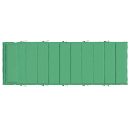 Sonnenliegen-Auflage Grün 180x60x4 cm Oxford-Gewebe