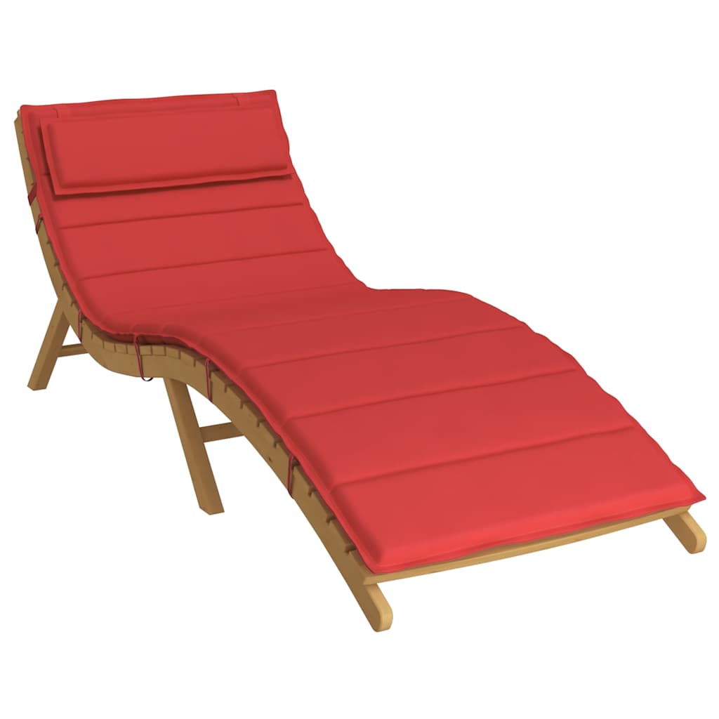 Sonnenliegen-Auflage Rot 180x60x4 cm Oxford-Gewebe