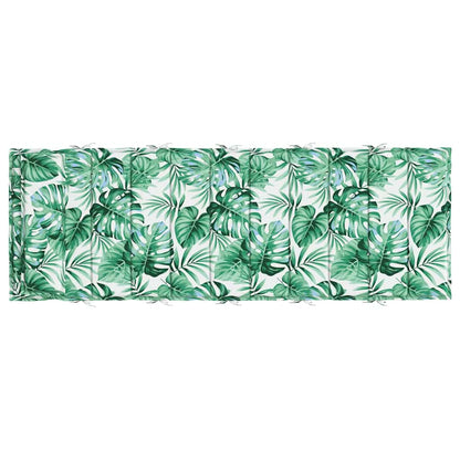 Sonnenliegen-Auflage Blattmuster 180x60x4 cm Oxford-Gewebe