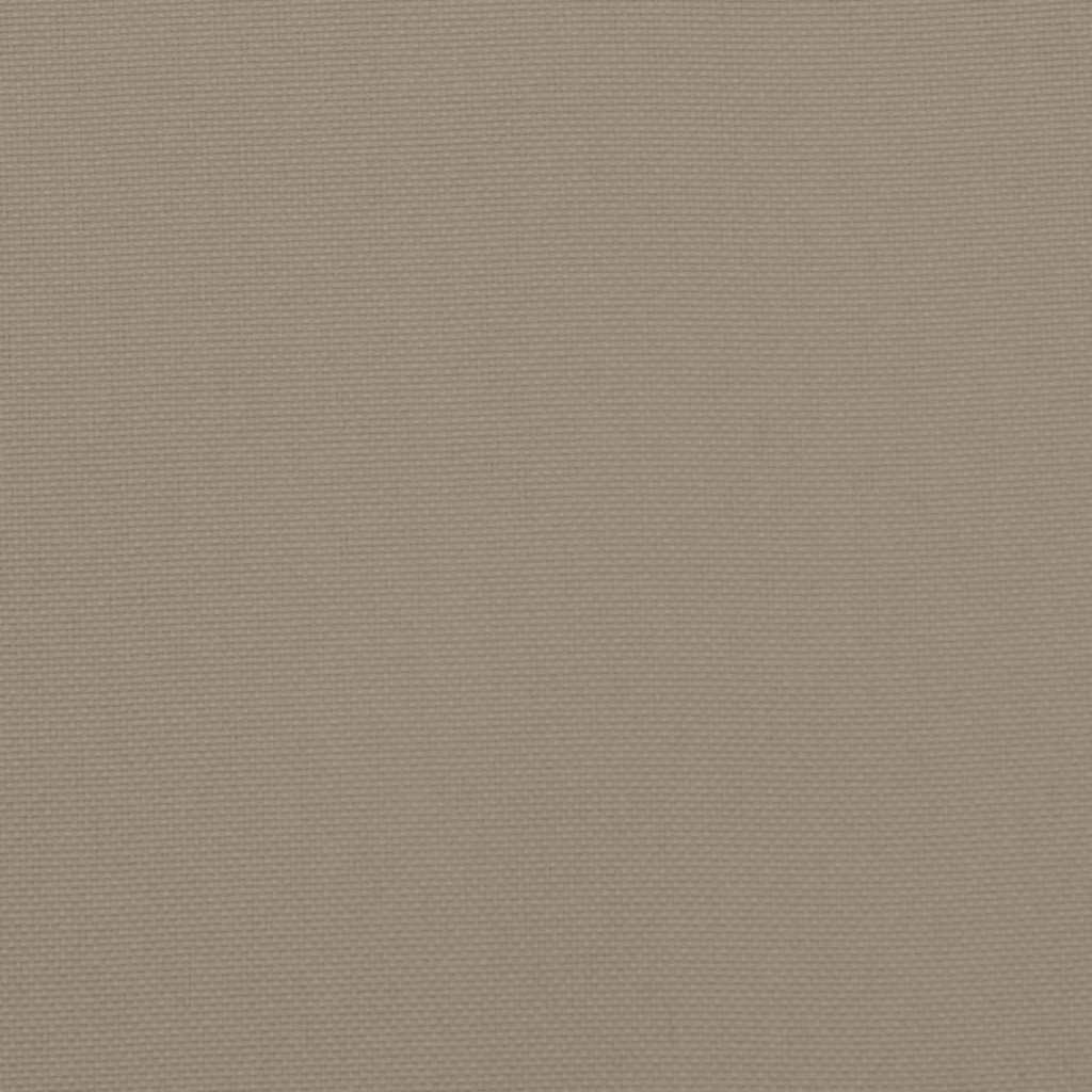 Hochlehner-Auflagen 4 Stk. Taupe Oxford-Gewebe