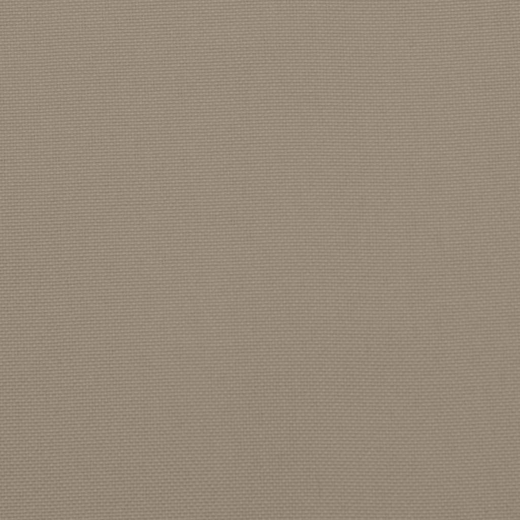 Hochlehner-Auflagen 6 Stk. Taupe Oxford-Gewebe
