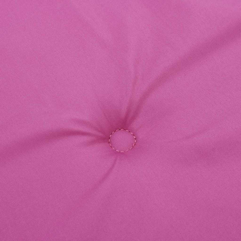 Hochlehner-Auflagen 4 Stk. Rosa Oxford-Gewebe