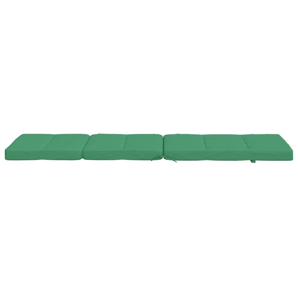 Liegestuhl-Auflagen 2 Stk. Grün Oxford-Gewebe