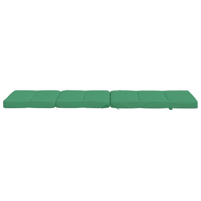 Liegestuhl-Auflagen 2 Stk. Grün Oxford-Gewebe