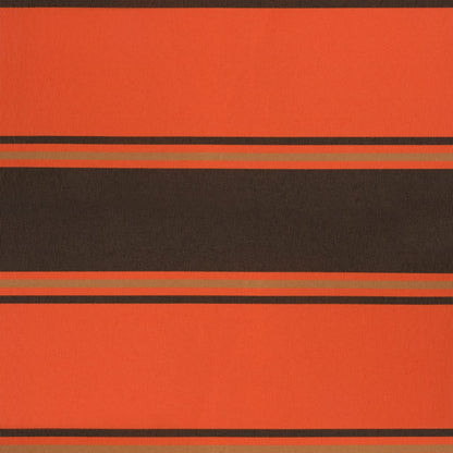 Markise Einziehbar Orange und Braun 4x3 m Stoff und Aluminium