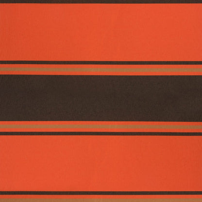 Markise Einziehbar Orange und Braun 4,5x3 m Stoff und Aluminium