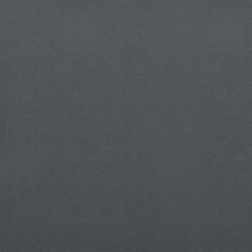 Markise Einziehbar Anthrazit 3x2,5 m Stoff und Aluminium