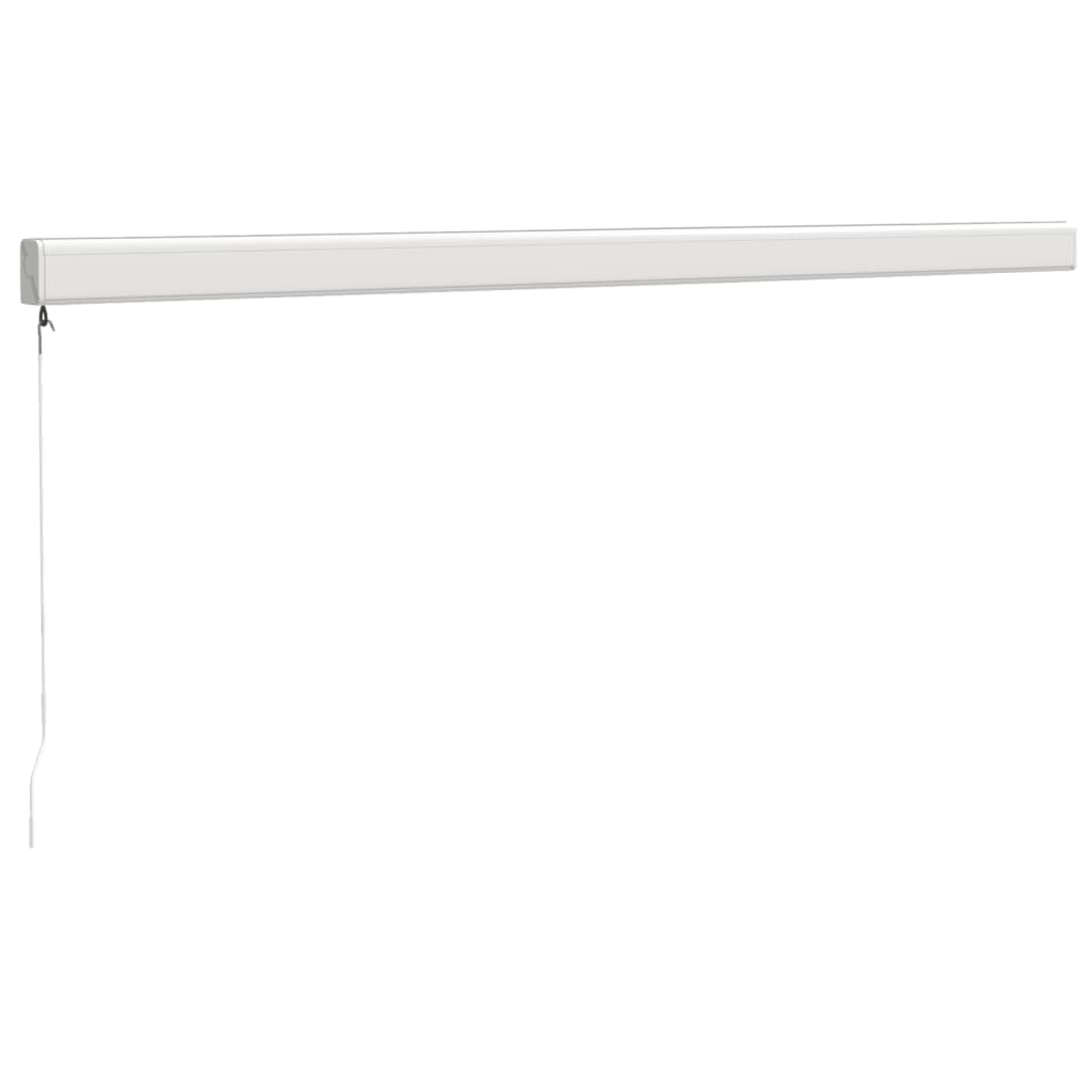 Markise Einziehbar Blau und Weiß 4x3 m Stoff und Aluminium