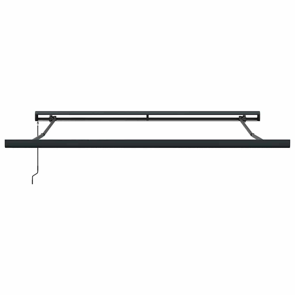 Markise Einziehbar Gelb und Weiß 3x2,5 m Stoff und Aluminium