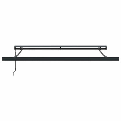Markise Einziehbar Gelb und Weiß 3x2,5 m Stoff und Aluminium