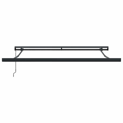 Markise Einziehbar Gelb und Weiß 3,5x2,5 m Stoff und Aluminium