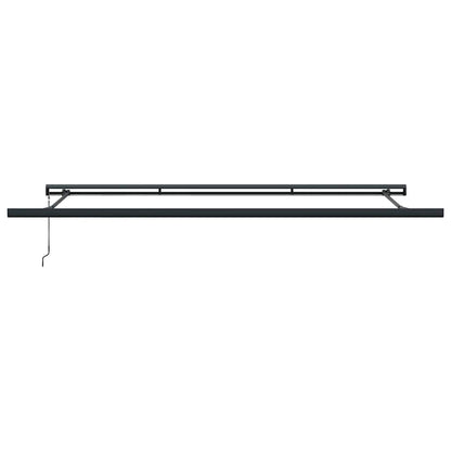 Markise Einziehbar Gelb und Weiß 4,5x3 m Stoff und Aluminium