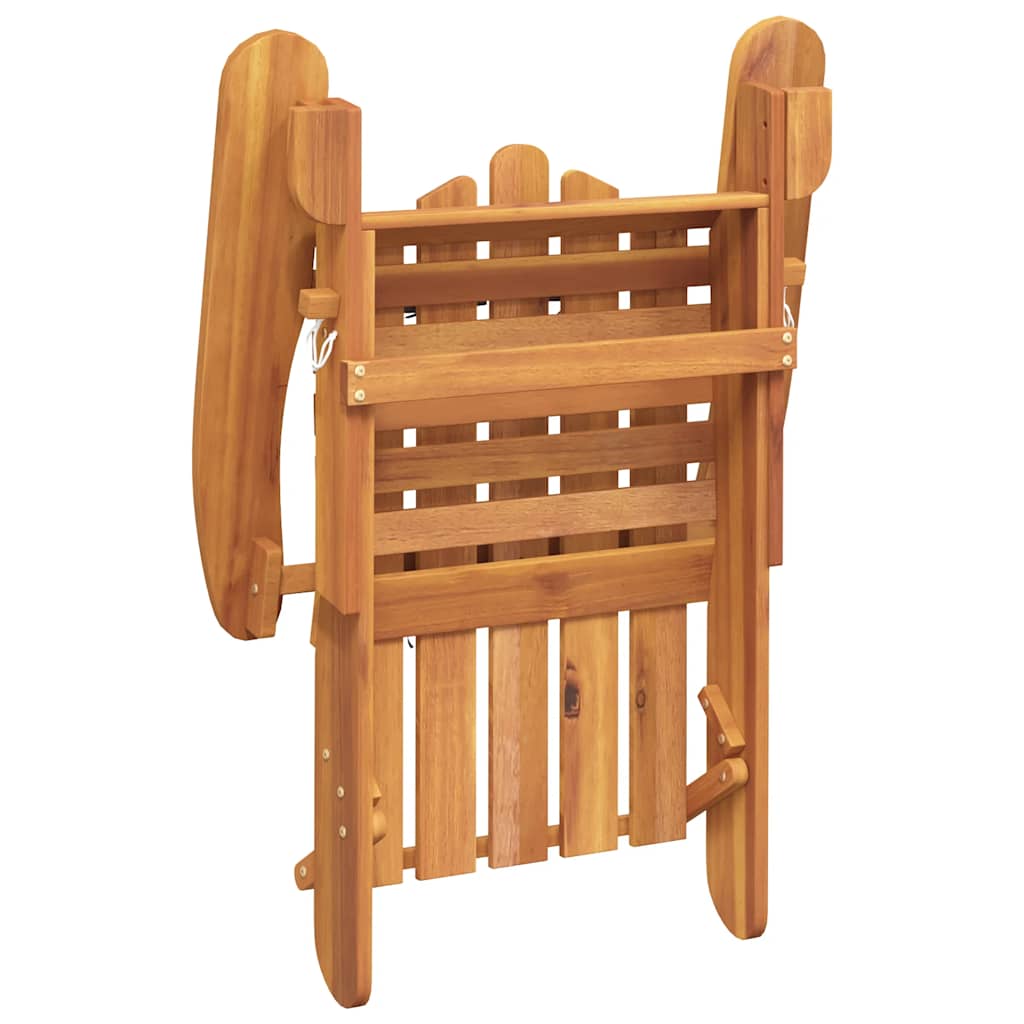 Adirondack-Gartenstuhl mit Kissen Massivholz Akazie