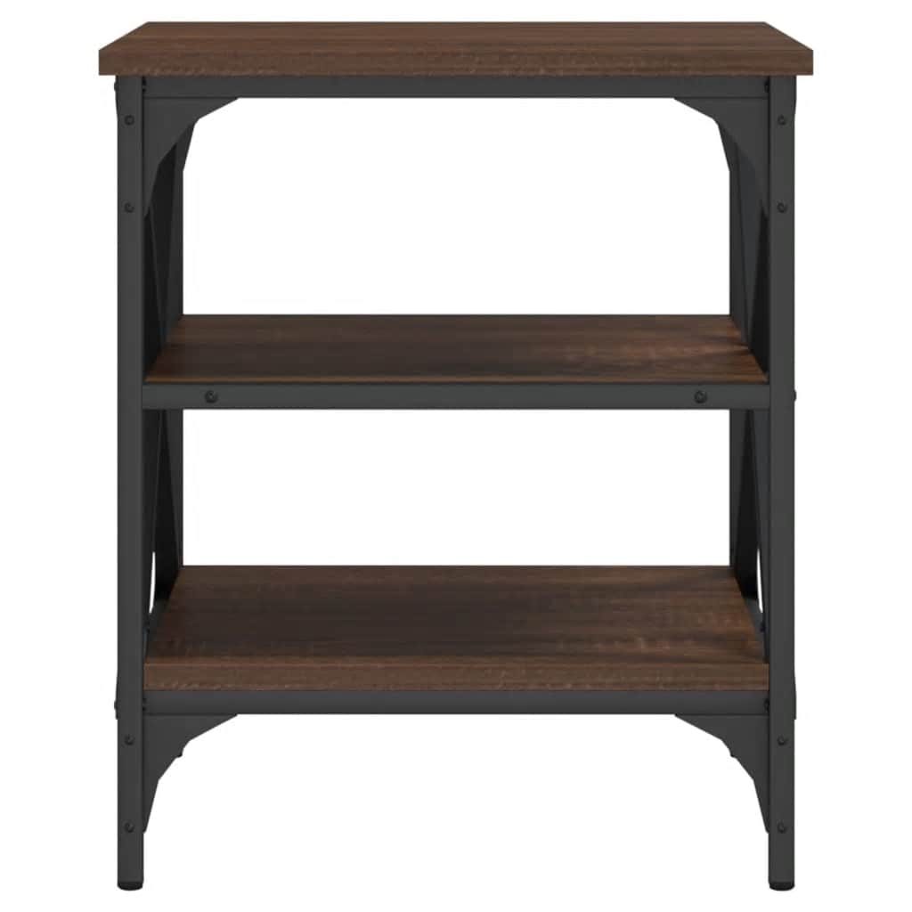 Beistelltisch Braun Eichen-Optik 40x42x50 cm Holzwerkstoff
