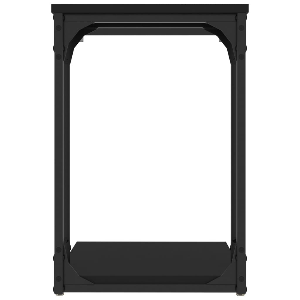 Beistelltisch Schwarz 50x35x52 cm Holzwerkstoff