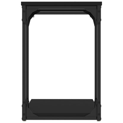 Beistelltisch Schwarz 50x35x52 cm Holzwerkstoff
