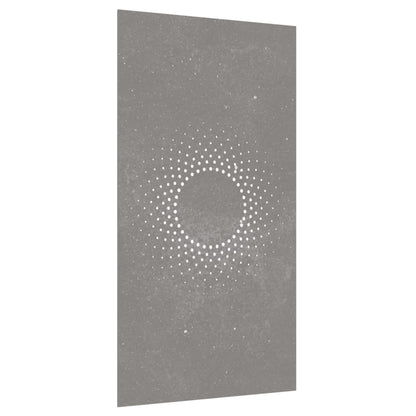 Garten-Wanddeko 105x55 cm Cortenstahl Sonne-Design