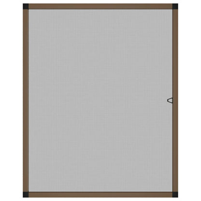 Insektenschutz für Fenster Braun 80x100 cm