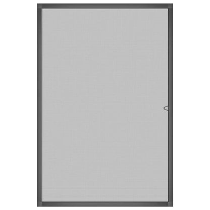 Insektenschutz für Fenster Anthrazit 80x120 cm