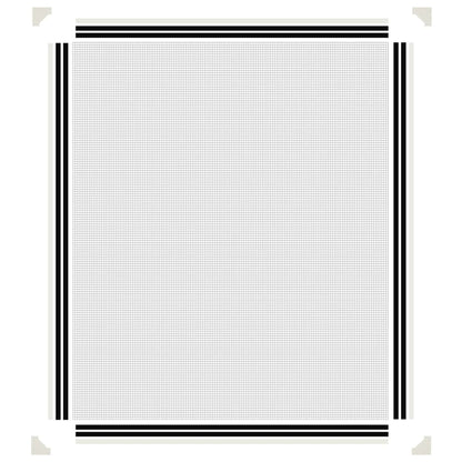 Magnet-Insektenschutz für Fenster Weiß 100x120 cm