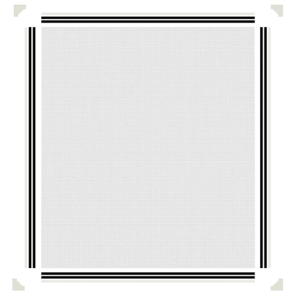 Magnet-Insektenschutz für Fenster Weiß 130x150 cm