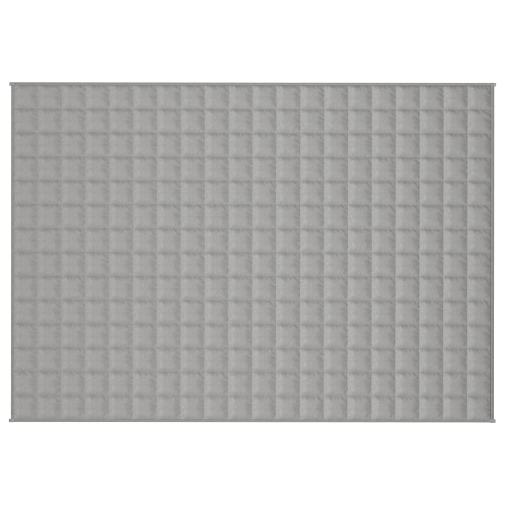 Gewichtsdecke Grau 135x200 cm 10 kg Stoff