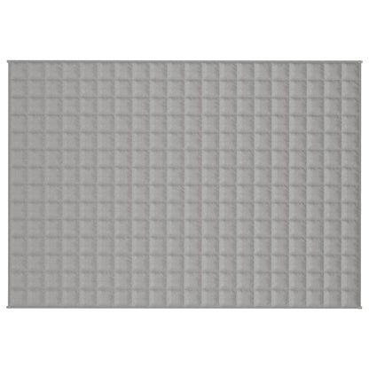 Gewichtsdecke Grau 140x200 cm 10 kg Stoff