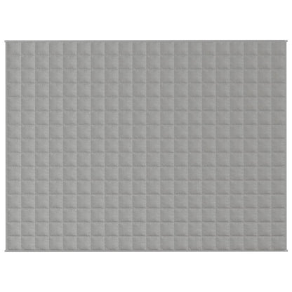 Gewichtsdecke Grau 152x203 cm 11 kg Stoff