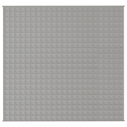 Gewichtsdecke Grau 220x230 cm 15 kg Stoff