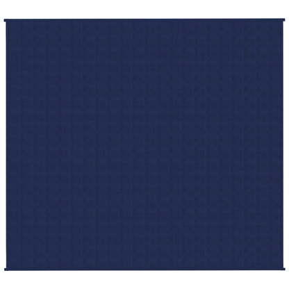 Gewichtsdecke Blau 200x230 cm 9 kg Stoff