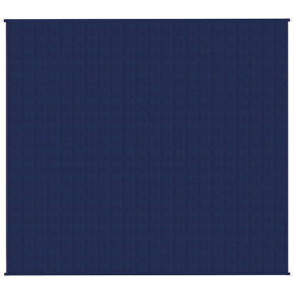 Gewichtsdecke Blau 200x230 cm 13 kg Stoff