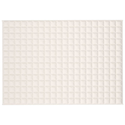Gewichtsdecke Hellcreme 135x200 cm 10 kg Stoff