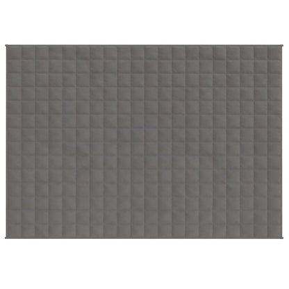 Gewichtsdecke Grau 152x203 cm 11 kg Stoff