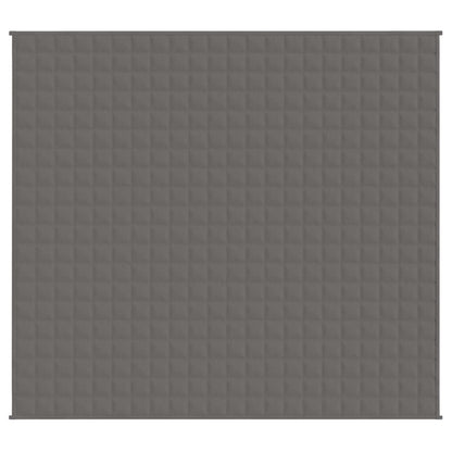 Gewichtsdecke Grau 200x220 cm 13 kg Stoff