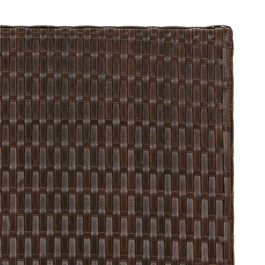 Foldebord Brun 45x35x32 cm Poly Rattan