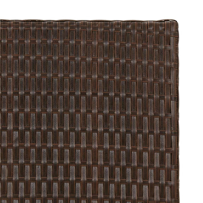 Foldebord Brun 45x35x32 cm Poly Rattan