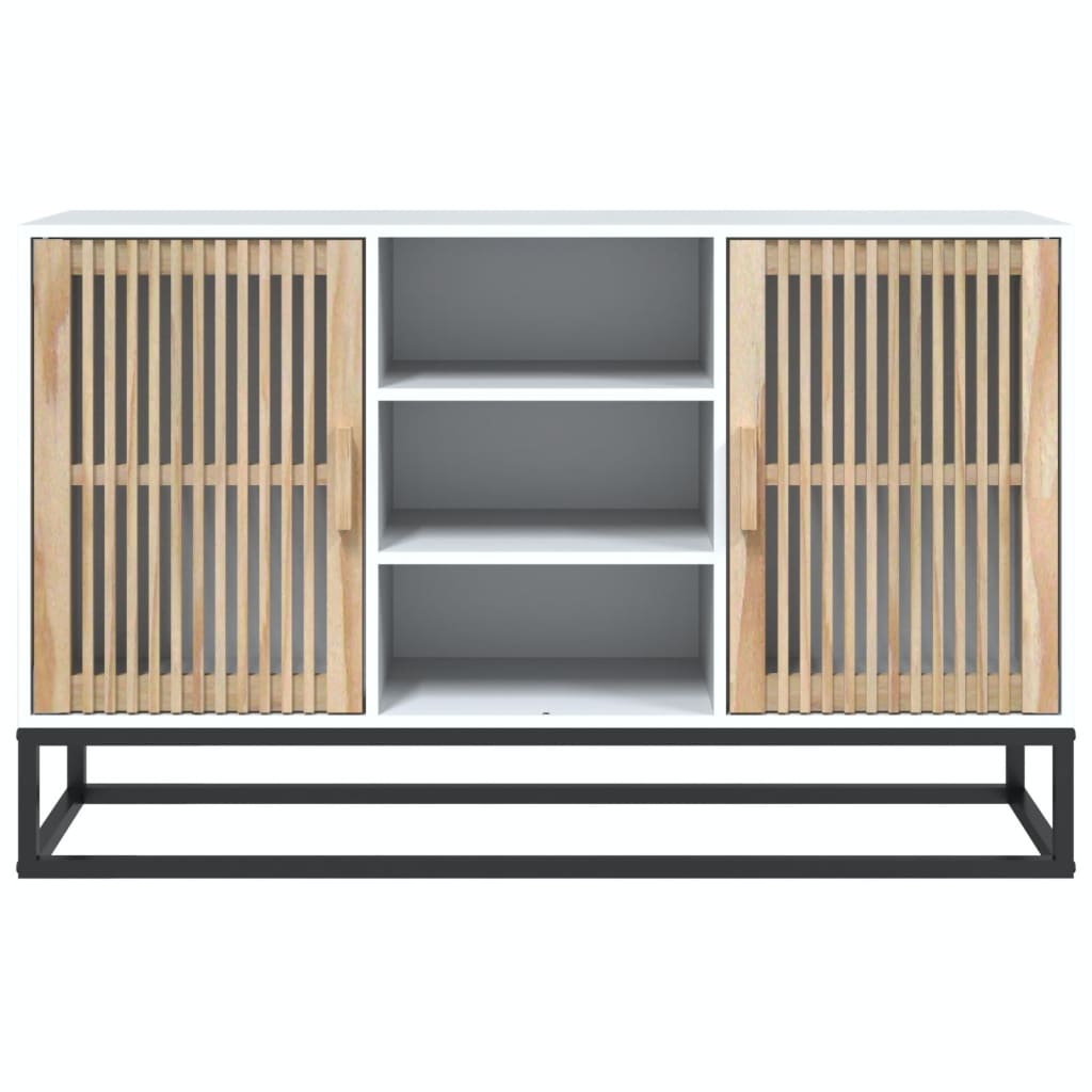 Skænk Hvid 105x30x65 cm Træ Materiale