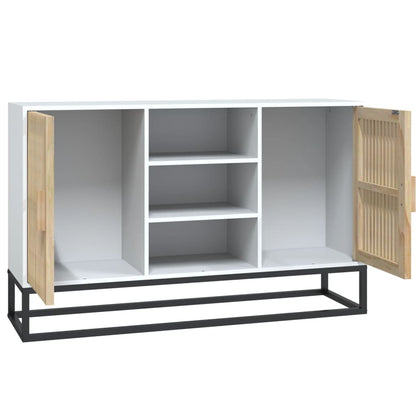 Skænk Hvid 105x30x65 cm Træ Materiale