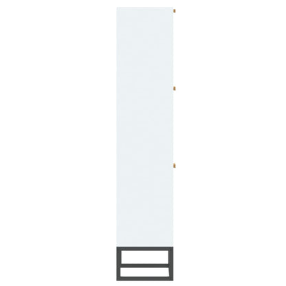 Skoskab Hvid 52x25x120 cm Træ Materiale