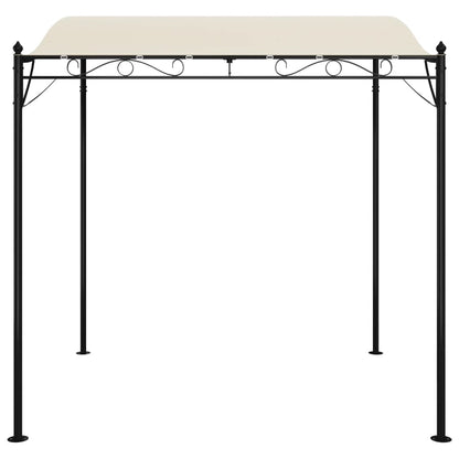 Markise Creme 2x2,3 m 180 g/m² Stoff und Stahl