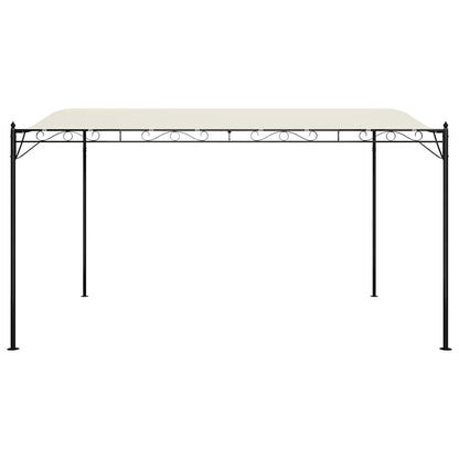 Markise Creme 4x3 m 180 g/m² Stoff und Stahl