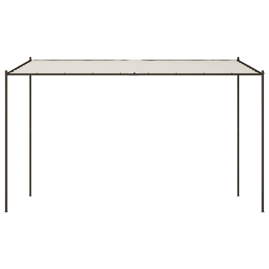 Pavillon Weiß 4x4 m 180 g/m² Stoff und Stahl