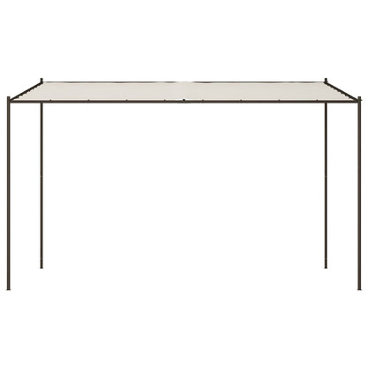 Pavillon Weiß 4x4 m 180 g/m² Stoff und Stahl