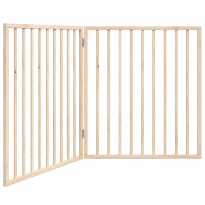 Hundegitter Faltbar 2 Paneele 160 cm Pappelholz