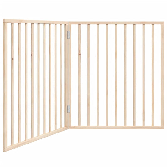 Hundegitter Faltbar 2 Paneele 160 cm Pappelholz